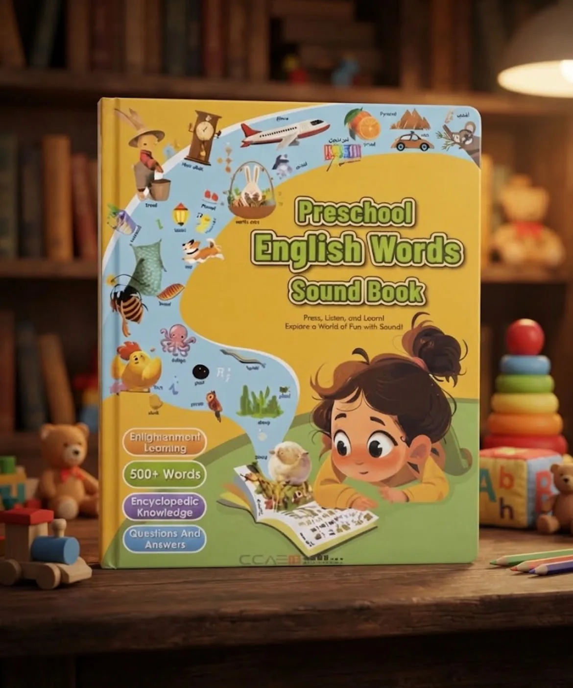 كتاب تعليمي ناطق حيوانات